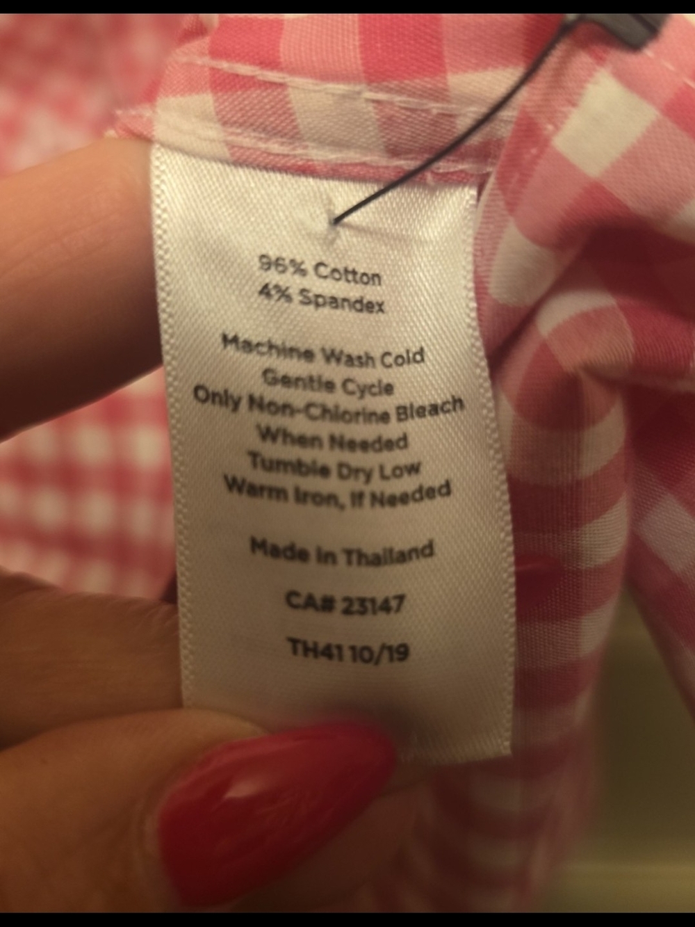 Talbots Perfect Shirt - Sleeveless - Gingham
Size 22W - Picture 5 of 5